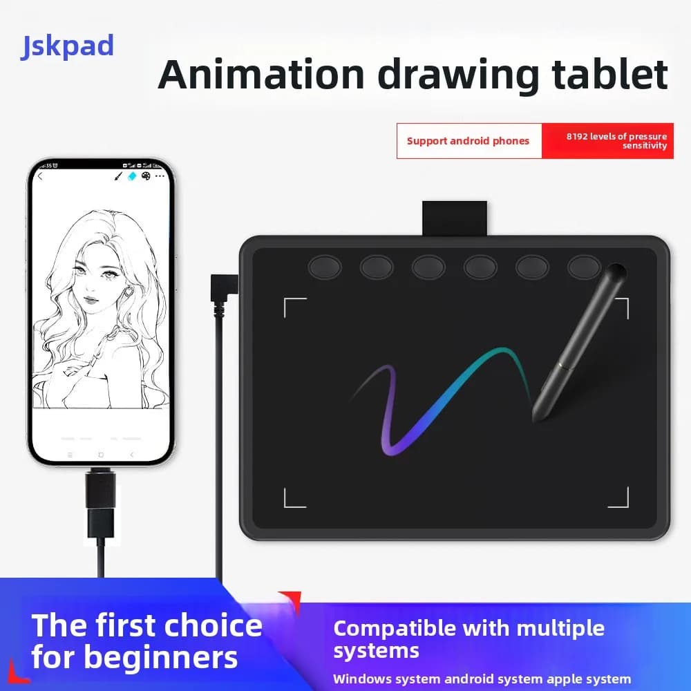 Tavoletta digitale animazione disegno a mano tablet computer disegno online classe PS disegno comico tavoletta elettronica per scrittura a mano