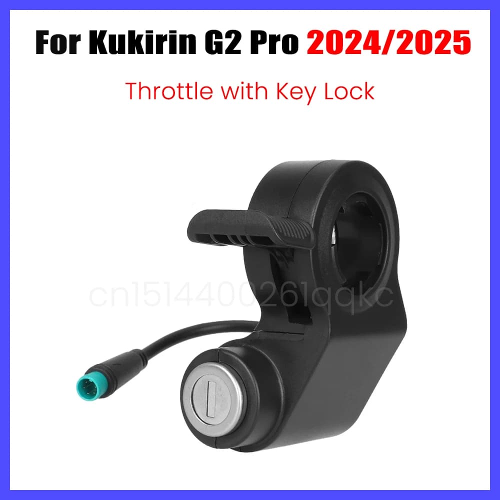 Acceleratore con Blocco a Chiave per Monopattino Elettrico Kukirin G2 Pro 2024 2025 - Ricambio Interruttore Blocco Elettrico