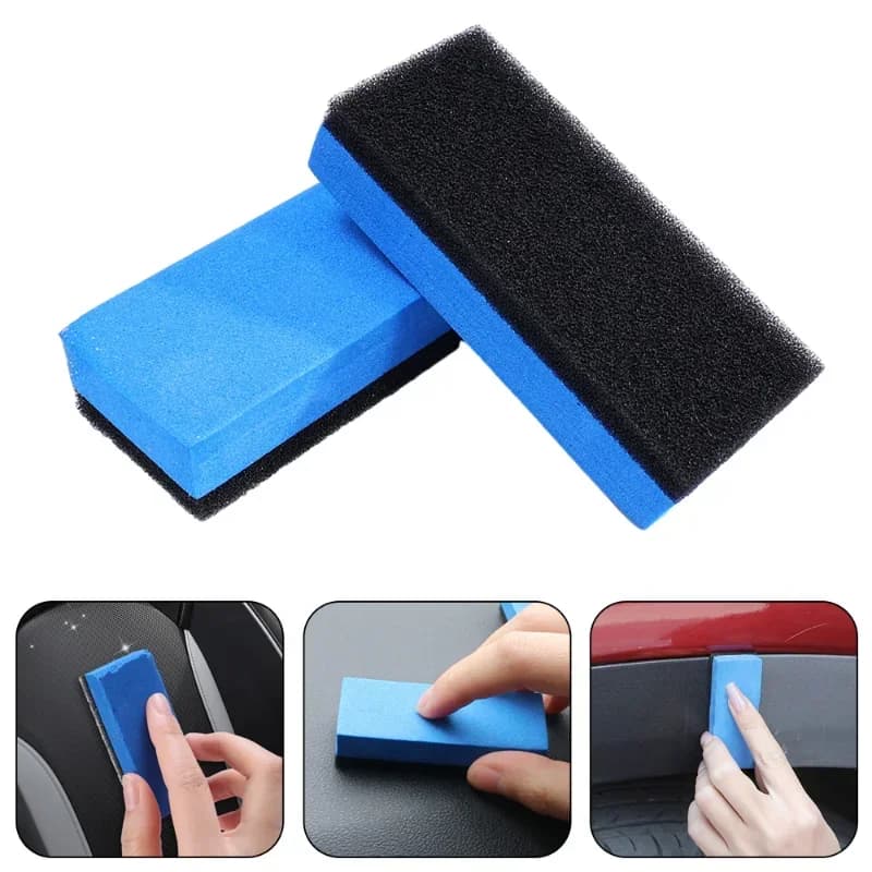 1-50pcs Car Polishing Coating Sponge Brush Glass Nano Applicator Pads Polish Wax Ceramic Coating Sponges Brushes Cleaning Tools