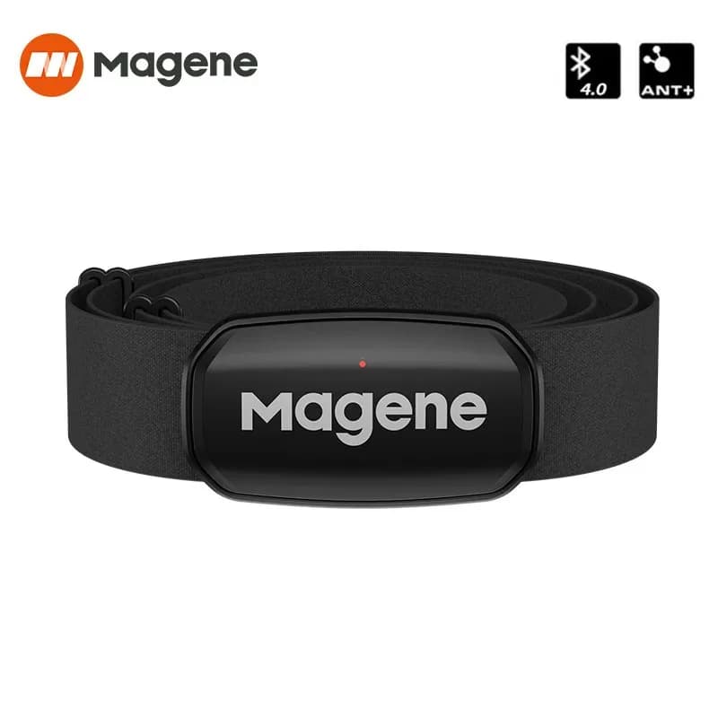 Sensore di frequenza cardiaca Magene H303 Bluetooth ANT Upgrade HR Monitor con cinturino pettorale Cintura sportiva per bici con computer dual mode