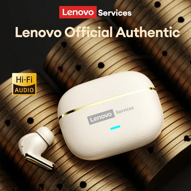 Lenovo Genuine LE208 Bluetooth V6.0 wireless earphones: noise cancelation, games and low latency music, HD calls with micro