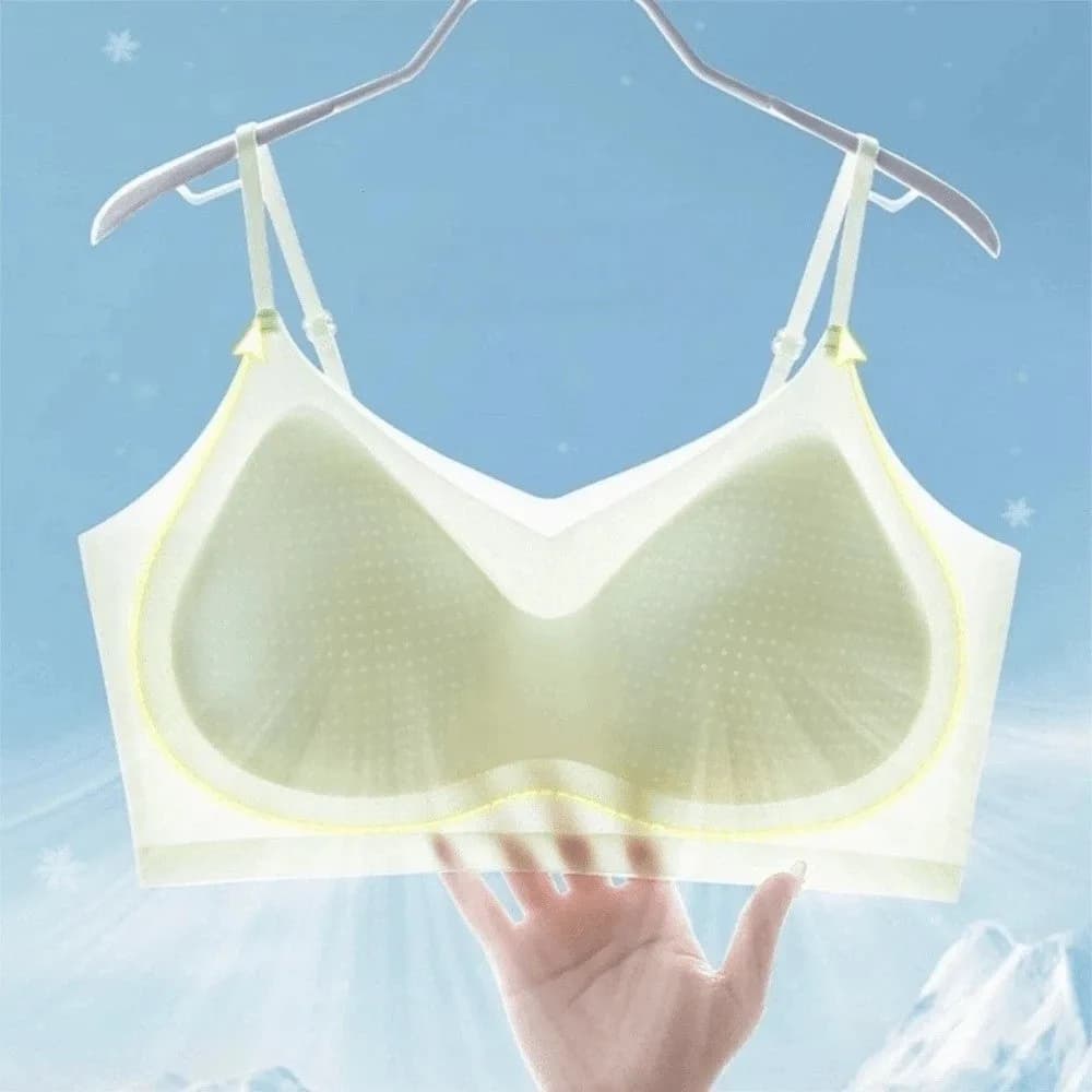 Reggiseno Traspirante Aderente Senza Cuciture Antiurto e Antiscivolo per Donne, Intimo Ultra Sottile con Schiena Bella