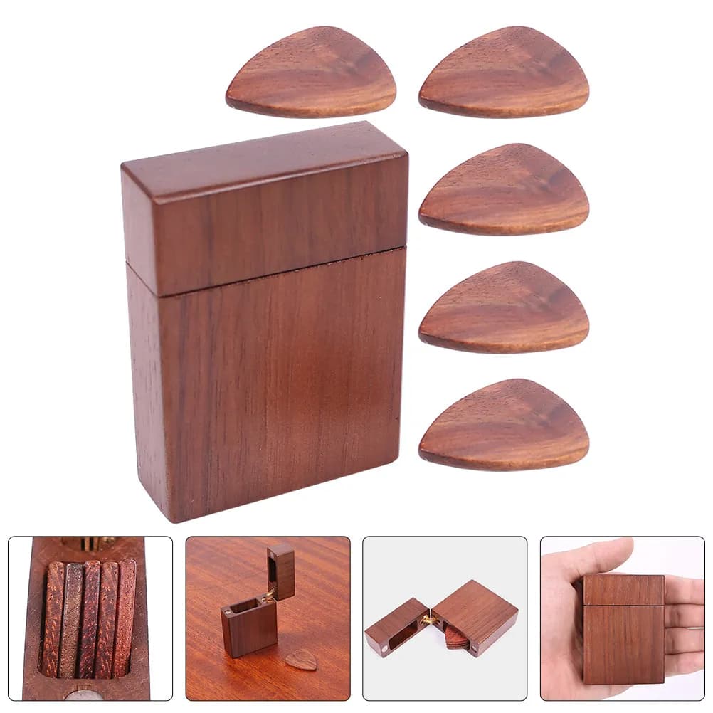 DIY Storage Assorted Large Guitar Pick Display Case Plectrum Organizer Pickholder