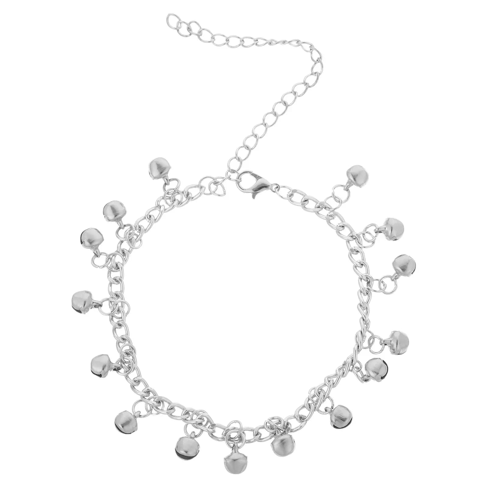 Cavigliere con Campanelli per Donna, Gioielli a Catena Regolabili, Braccialetti a Catena
