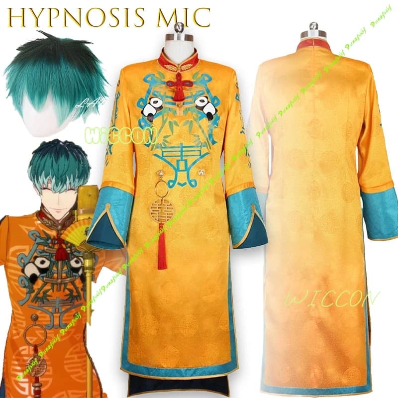Battle Ash Panda Ipnosi Mic Costume Cosplay Stile cinese Autentico anime Outfit Gioco Replica per le vacanze Cos