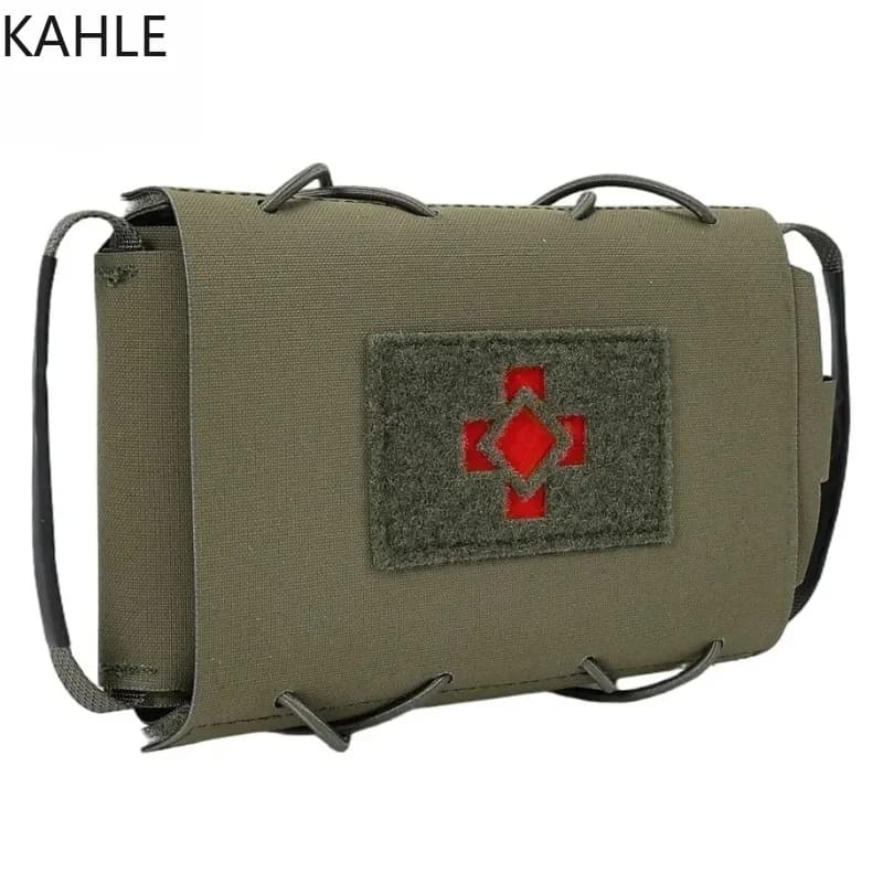 Molle Ifak Pouch Tactical Quick Release Detachable Medic Pouches First Aid Kit with Handle 500D Nylon for Vest Backpack Outdoor
