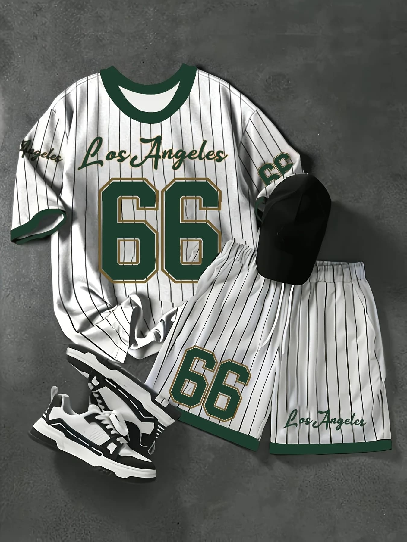 Nuovi Pantaloncini da Baseball Estivi 2026 da Uomo con Stampa 3D 66, Stile Y2K Oversize, Casual, Adatti per Uso Quotidiano e Allenamento