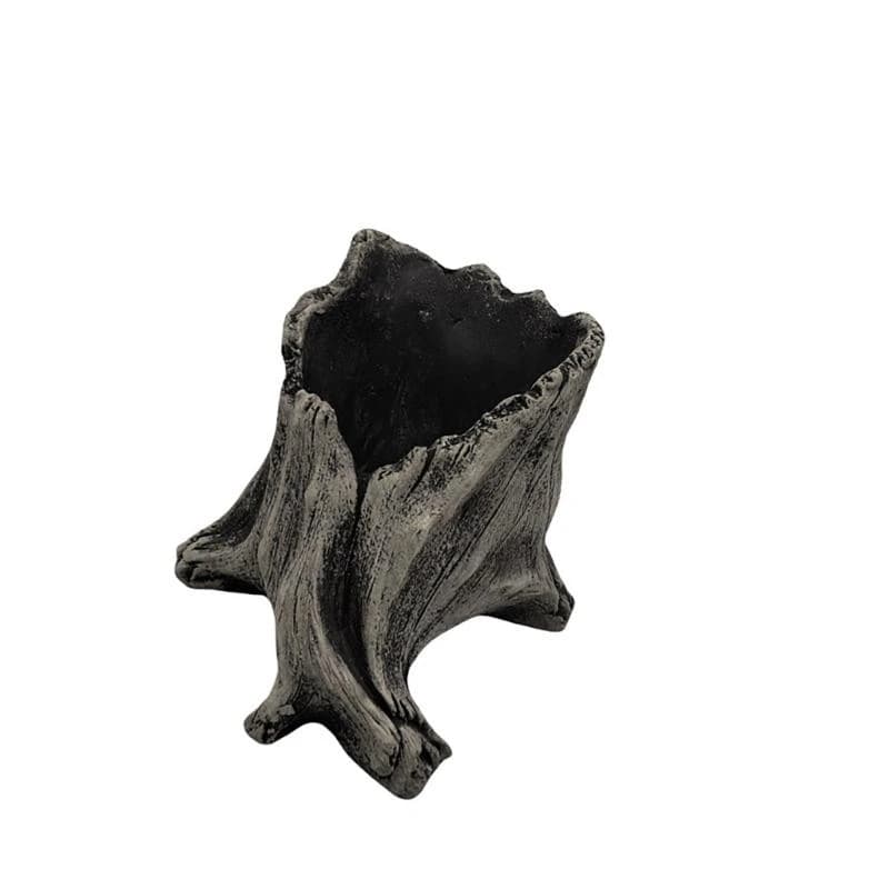 Artificial Driftwood Planter Sculpture Succulents Flower Pots Imitation Pile Porous Bonsais Tree Plant Pots Decors C5AD