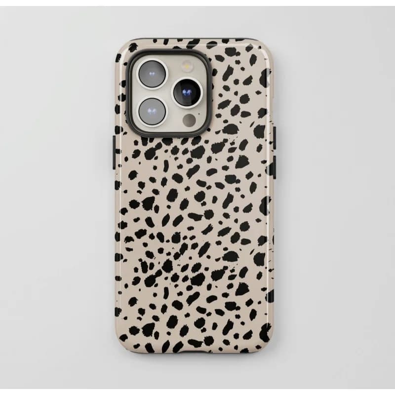 Custodia per telefono semplice con stampa leopardata adatta per iPhone 17 16ProMax 15 14 12mini 7Plus XR 2in1 custodia resistente lucida