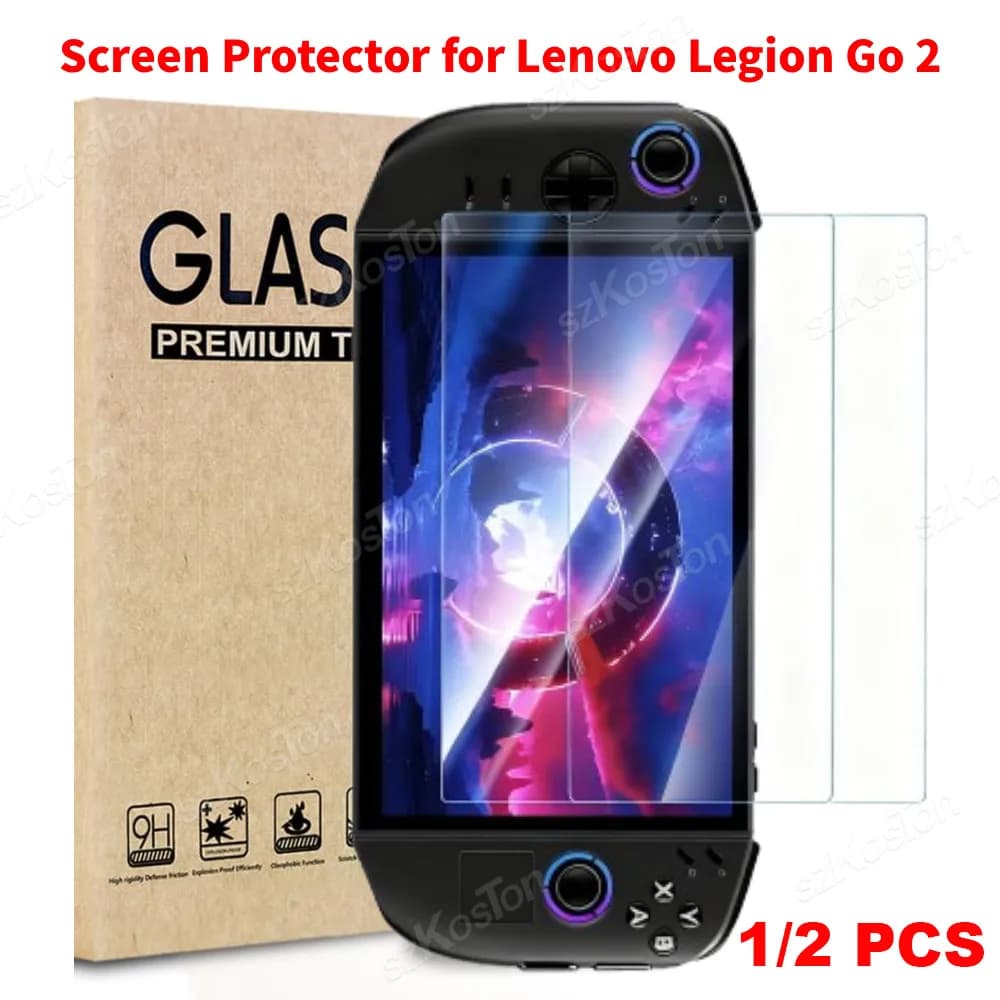 1/2PCS Protezione Dello Schermo HD per Lenovo Legion Go 2 Console di Giochi Anti-Graffio 9H Durezza Vetro Temperato per Lenovo Legion Go 2