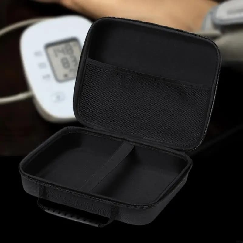 Upper Arm Arterial Pressure Monitor Device Case Light EVA Transport Bag for Home Use Traveling