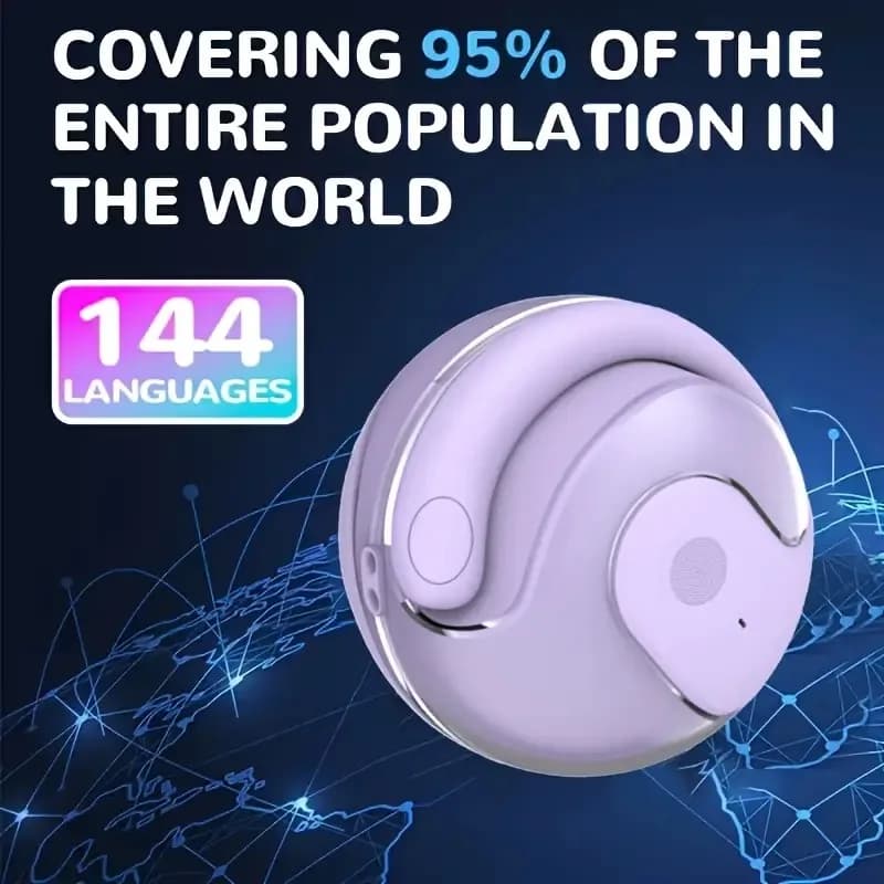 OWS BY01 Ai Traduzione wireless Auricolari Bluetooth Altoparlante in ceramica supporta la traduzione in 150 lingue