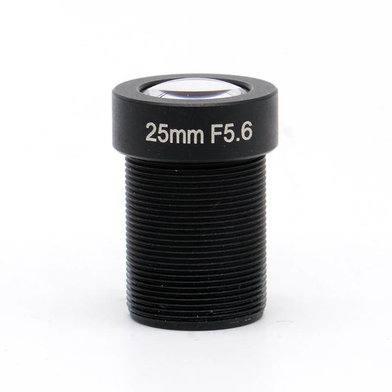 25mm 1/1.8" M12 CCTV lens without F5.6 distortion with S connection, 5MP for Network cameras, CCTV security, IP cameras SL-0164