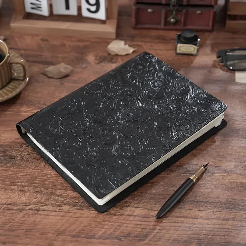 New Genuine Leather B5 Notebooks And Journals Handmade Large Notepads Diary For Work Meeting Record Book School Office Stationer