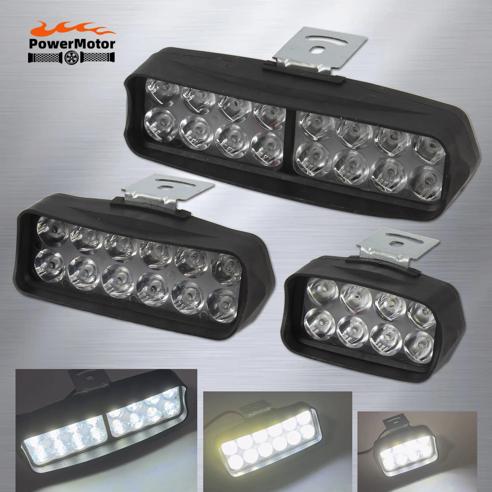 Faro Anteriore Universale per Moto Enduro, Luce LED Super Luminosa per Bici Elettrica, Ricambi per Tuning Moto