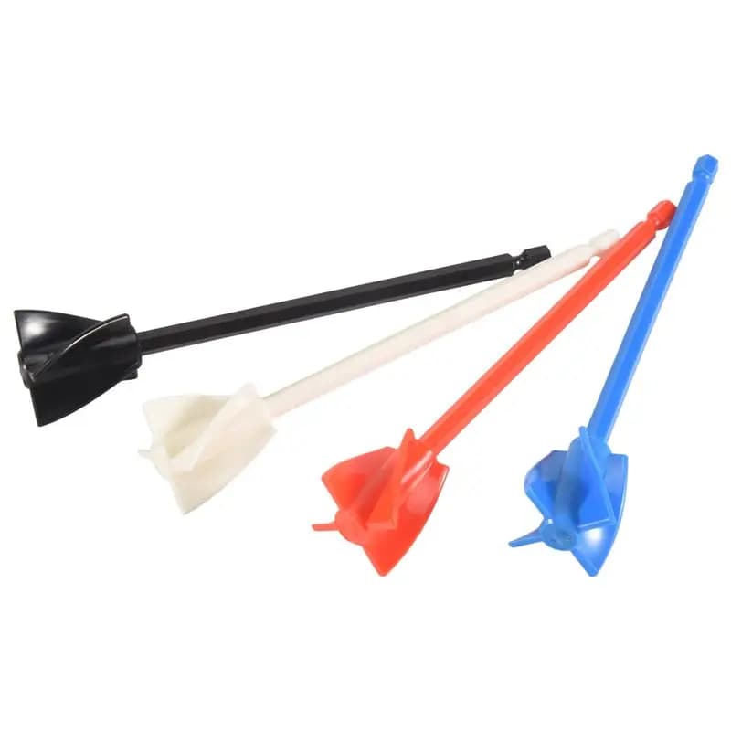 A02M-4Pack Resin Mixer Paddles,Epoxy Mixer Attachment For Drill, Reusable Paint Mixer,For Epoxy Resin, Glaze,Silicone