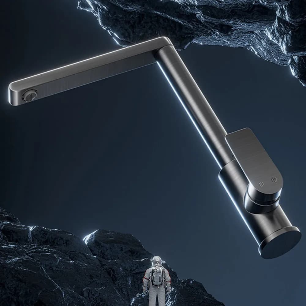 STARON Kitchen Faucet Deck Mounted Kitchen Sink Mixer Tap Single Level Stream Sprayer Nozzle Mixer Tap