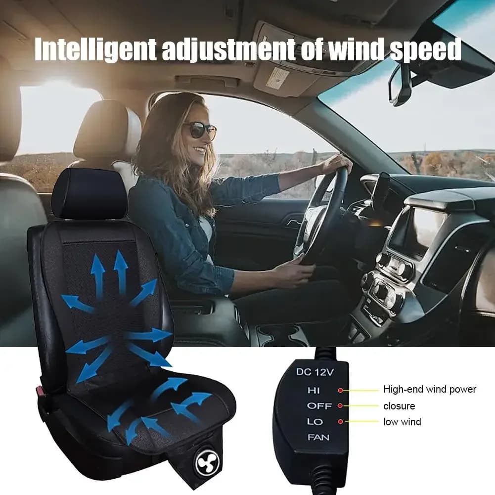 1PC Fan Seat cushion ventilation seats cover summer cool breathable with Tesla fan Y ventilated seat car accessories