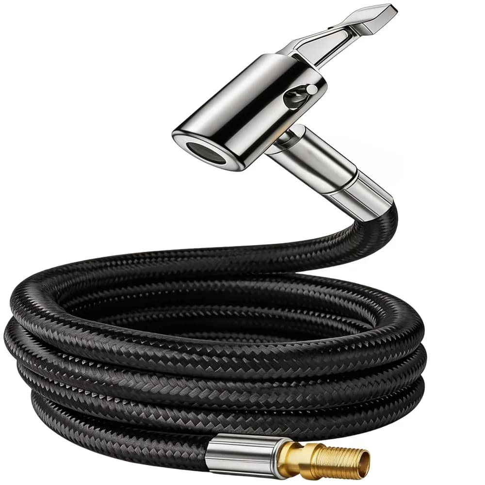 10-100cm Inflatable Air Pump Extension Tube Adapter Car Tire Inflator Hose Tyre Connection Locking Air Chuck For Motorcycle Bike