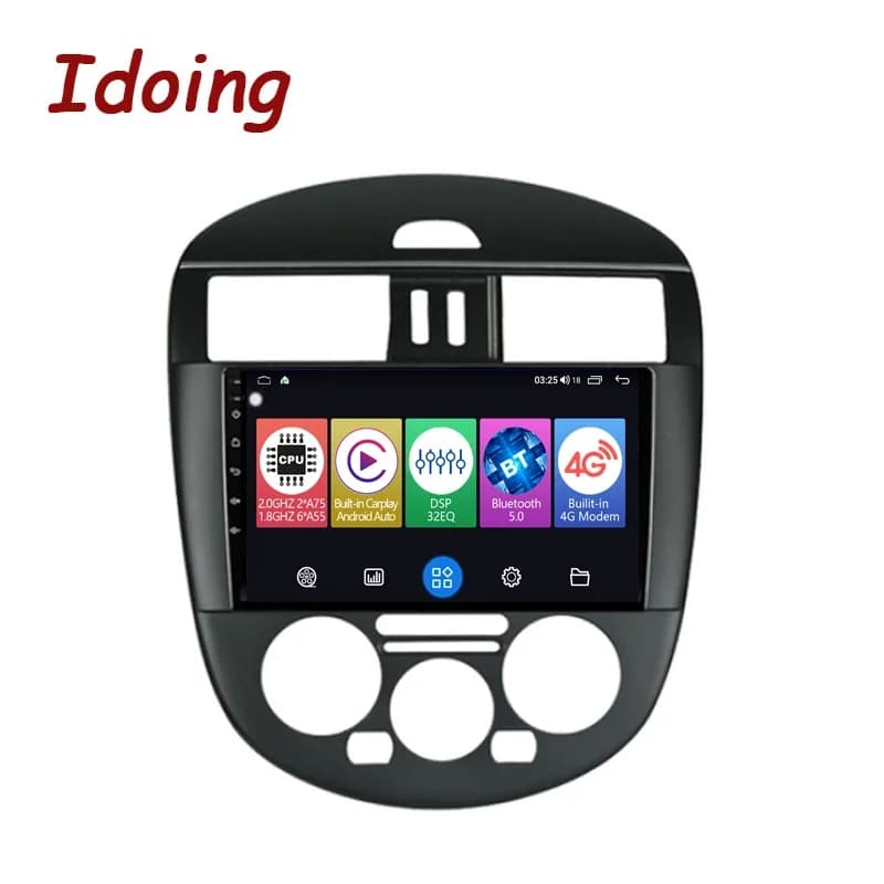 9"Car Radio Media Player For Nissan Serena Tiida 2011-2015 Navigation GPS Android Auto And Carplay Head Unit Plug And Play NODVD