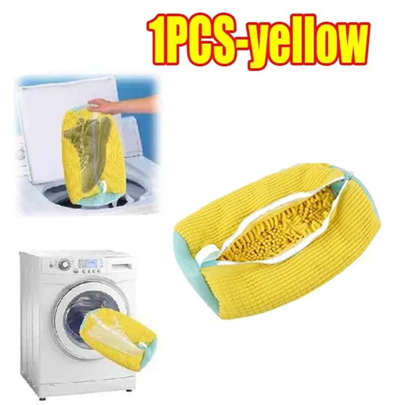 Wash Bag Washing Machine Shoes, Soft Fibers and Blowers, Easily Removes Dirty, Anti-Deformation Bags, Domestic Organizer