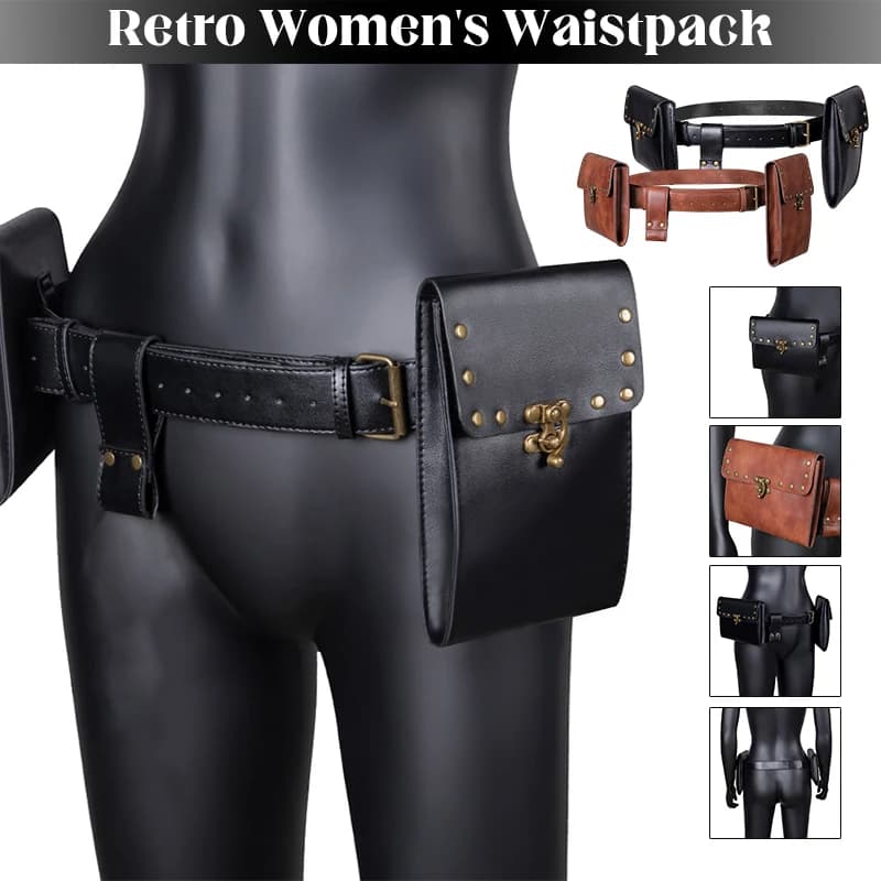 Marsupio per soldi in stile medievale Cintura Portamonete in pelle PU Marsupio Cavaliere vichingo Marsupio Pirata Larp Cosplay