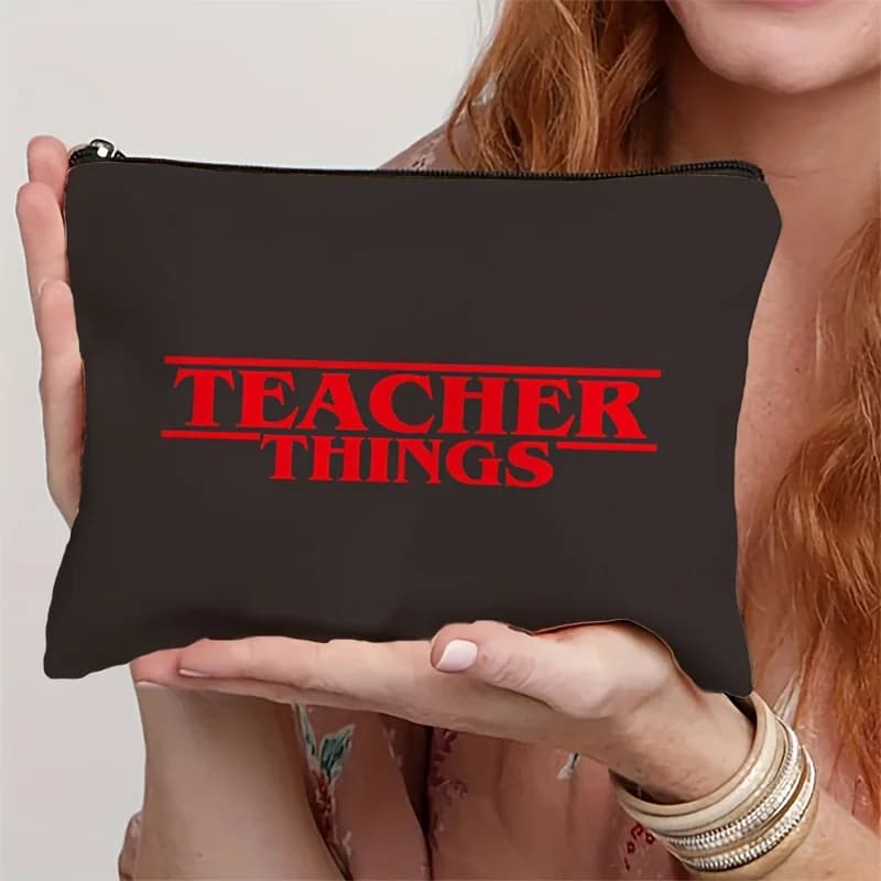 Gifts for Educators, Humorous Teacher Gifts, Hot Chocolate Gifts, Lightweight Multi-functional Toiletry Bag, School Supplies Or