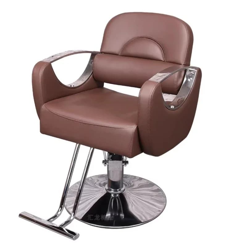 Poltrona da barbiere classica e versatile, supporto imbottito, sedia da salone, parrucchiere, studio, salone di bellezza, altezza, chaise longue, mobili da salone