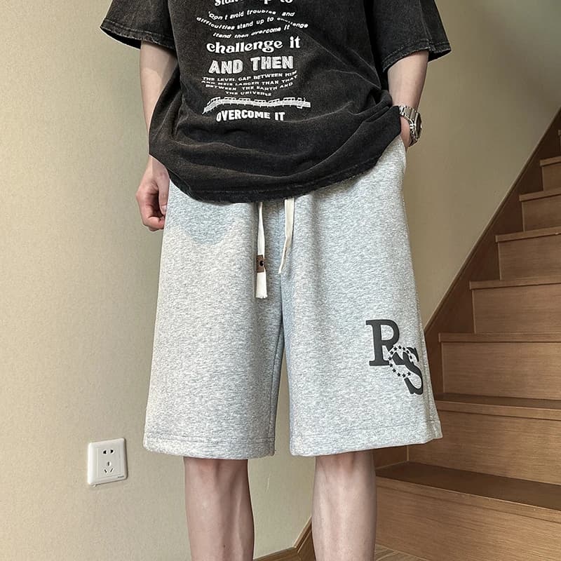 Men's Sporty Summer Shorts Thin Loose Straight Casual Mid-Length Basketball Pants Comfortable Breathable Lightweight