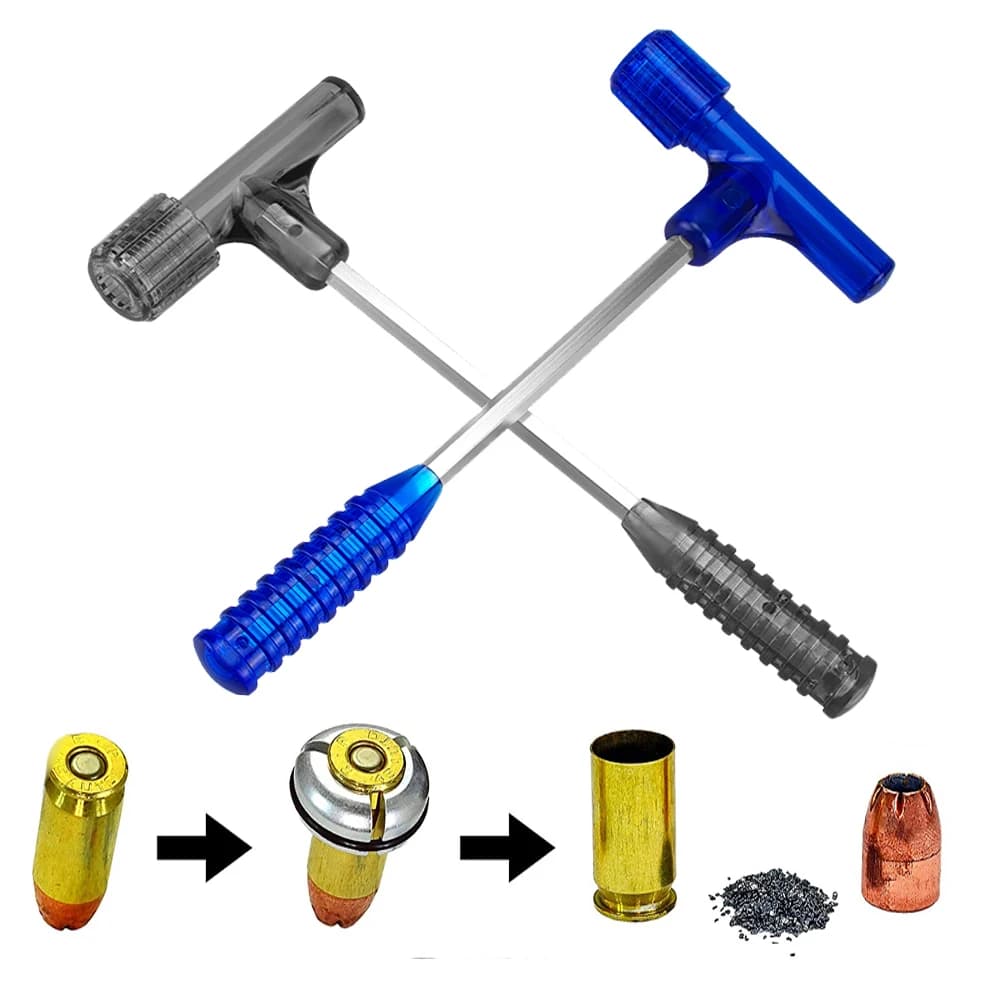 Con tre set di pinze per rimozione munizioni, rotondi di pistola, martello proiettile, stile cinetico, adatto per strumento di rimozione rotondo per pistola da.17 a 50-70