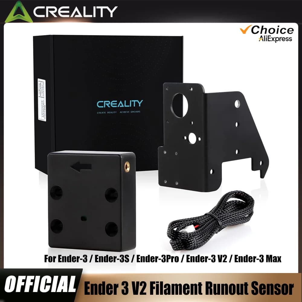 Sensore Creality Fine Filamento per Ender 3 V2 – Rilevatore Intelligente Rottura Filamento per Stampanti 3D Ender 3 / Ender 6 / CR-10