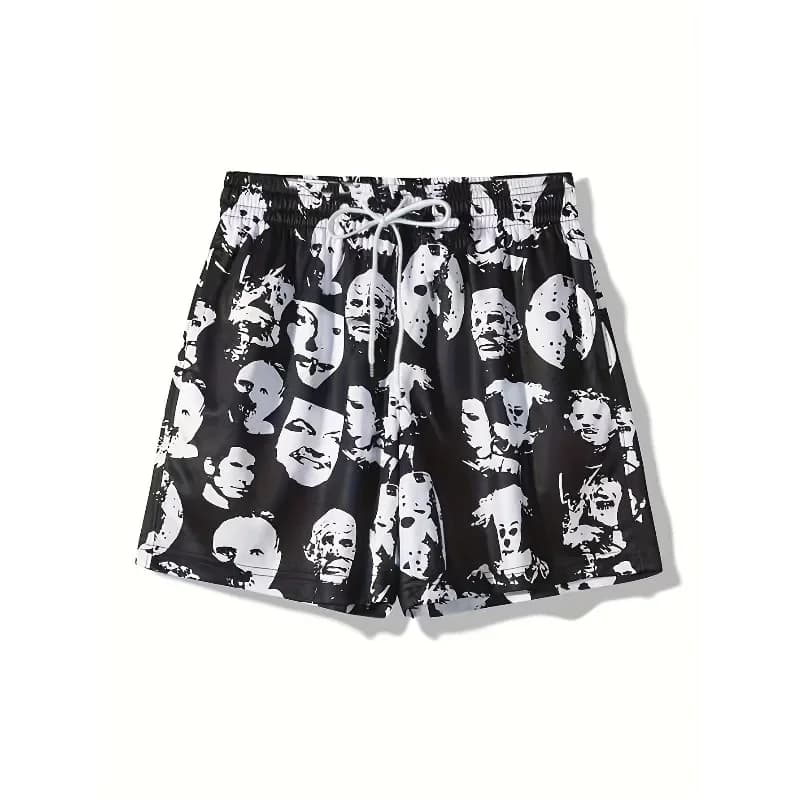 Pantaloncini Sportivi Casual da Uomo - Poliestere Traspirante, Versione Ampia con Tasche, Adatti per Basket e Jogging
