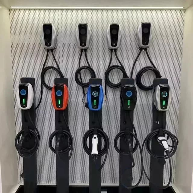 Caricatore EV Domestico da 7KW 32A, Wallbox AC di Livello 2 Tipo 2, 32 Ampere, Smart Wallbox per Auto Elettriche, Stazione di Ricarica EV RFID Tipo 2 EU