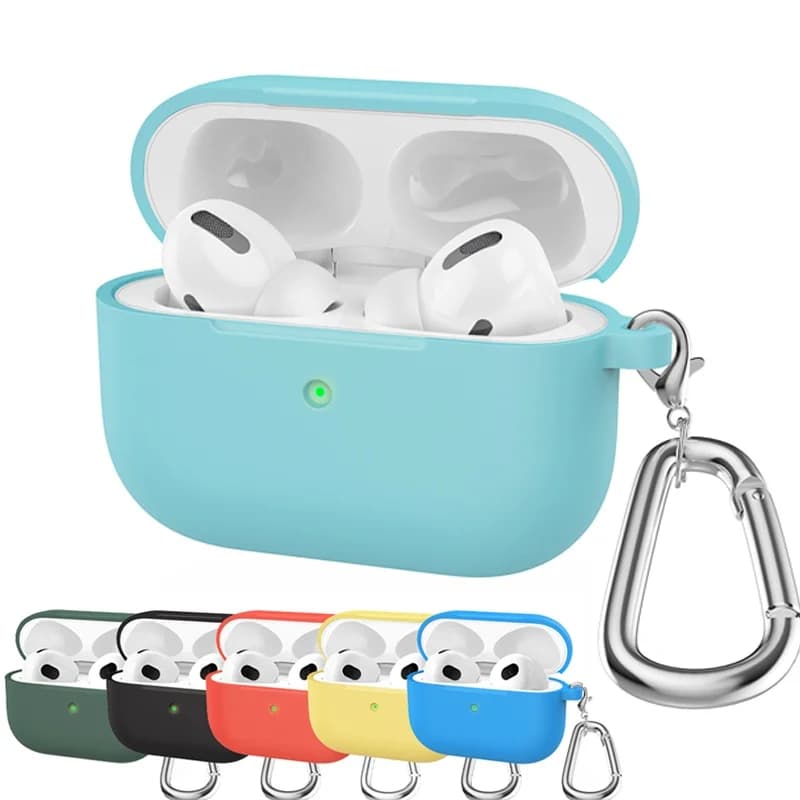 Custodia in silicone per auricolari Apple Airpods Pro 1, custodia morbida, accessori per cuffie, scatola protettiva per Airpods Pro 1, custodia per caricabatterie.