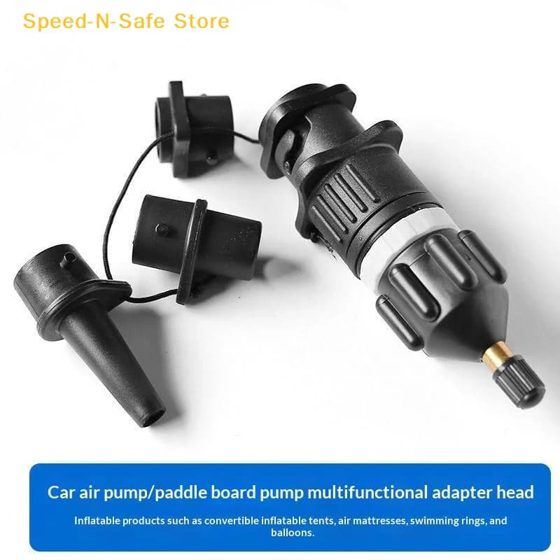 Air Valve Adaptor Kit Multi-Purpose Universal Inflation Adapter for SUP Board Kayak Paddle Boat Surfing Travel