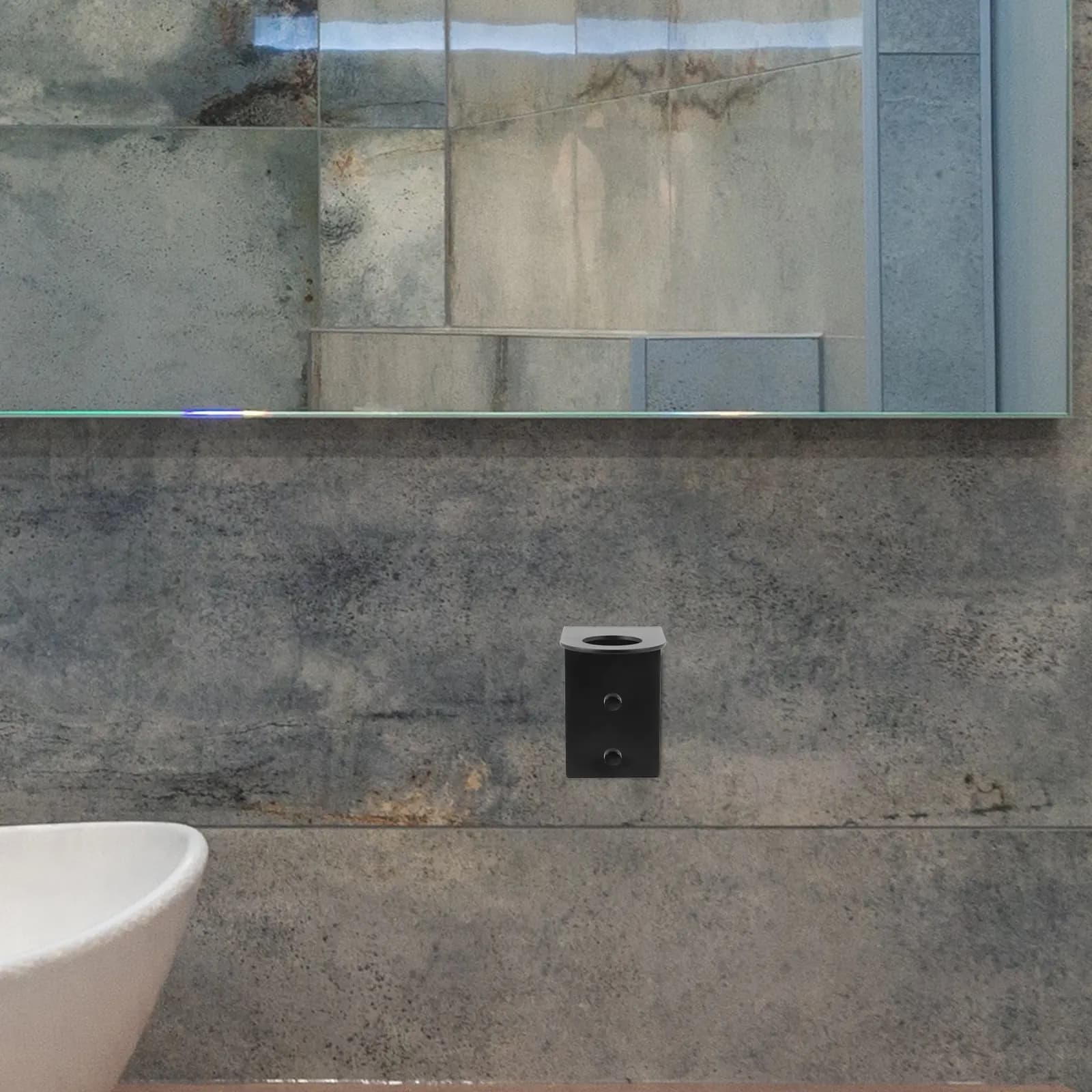 Moderno Dispenser di Sapone da Parete in Acciaio Inox, Supporto per Bottiglie di Shampoo, Lozione, Sapone Liquido, Organizzatore per Bagno e Cucina