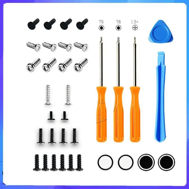 Kit di riparazione professionale per XBOX ONE Series XS Controller di gioco Viti e cacciaviti di ricambio Strumento di riparazione per PS4 PS5