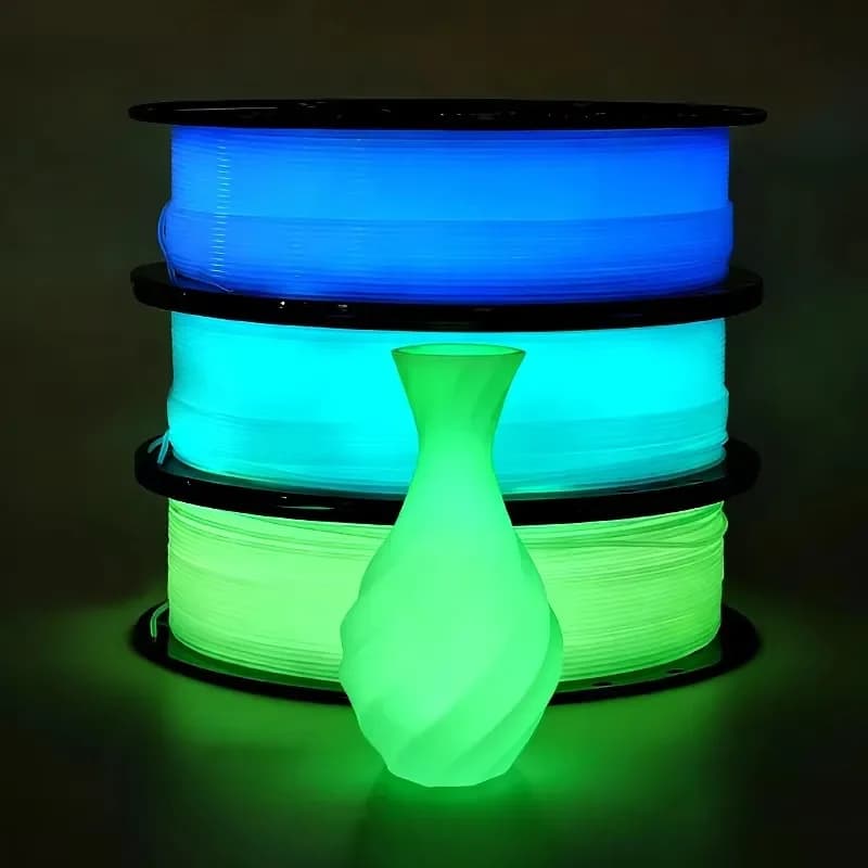 LBJ 1.75mm PLA Luminous 3D Printing Filament Manufacturer Long Glow Time Smooth Extrusion 3D Printing Consumables 3D Printrt