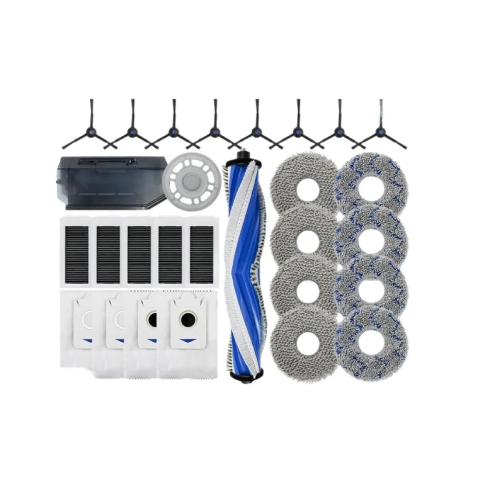 Cleaning Parts Set For Ecovacs X5 Pro X5 Max Ultra Robot Vacuum Main Roller Brush Filter Side Brush Mop Cloth Accessories
