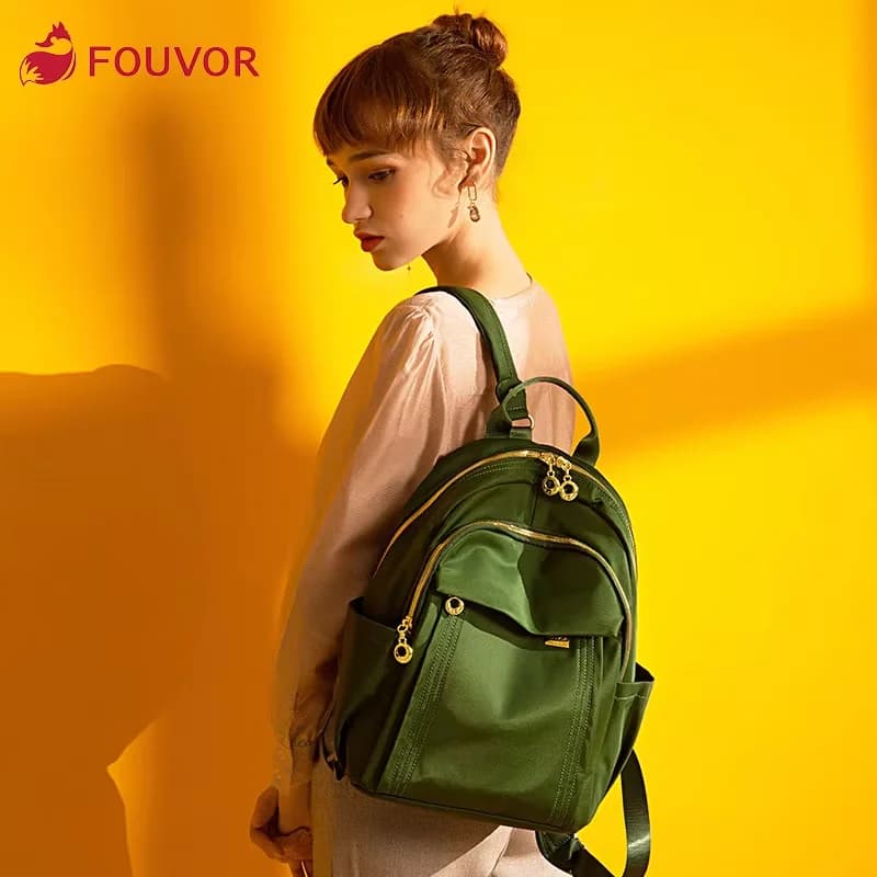 Epol Zaino grande da donna Casual Sport Moda Zaini impermeabili in nylon Borsa da viaggio sportiva per giovani 2025 Borse da scuola 6013-10