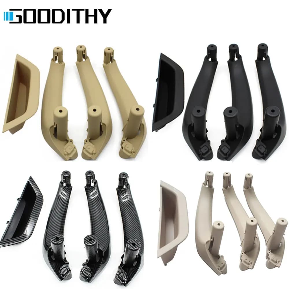 LHD RHD Auto Per BMW X3 X4 F25 F26 4PCS Porta Passeggero Maniglia Interna Della Copertura Porta Bracciolo Pannello Interno Tirare Maniglia Trim 2010-2016