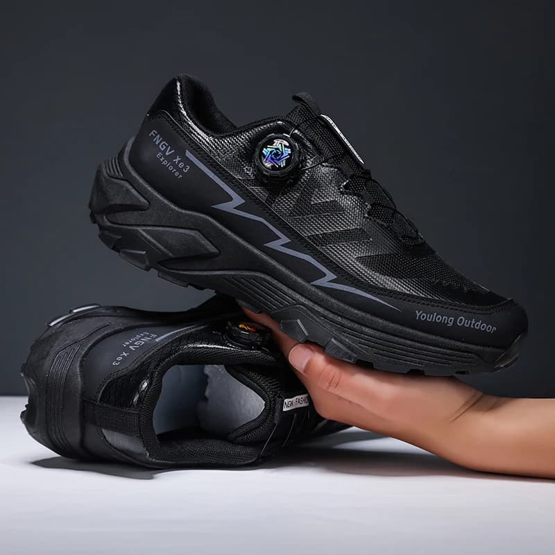 Scarpe da Trail Running 2026 per Uomo e Donna, Allacciatura Rapida, Scarpe Sportive da Esterno Unisex Antiscivolo, Scarpe da Jogging per Coppie