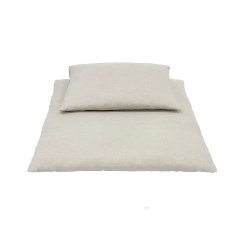 Quiet seat cushion, linen natural meditation cushion, breathable and elegant
