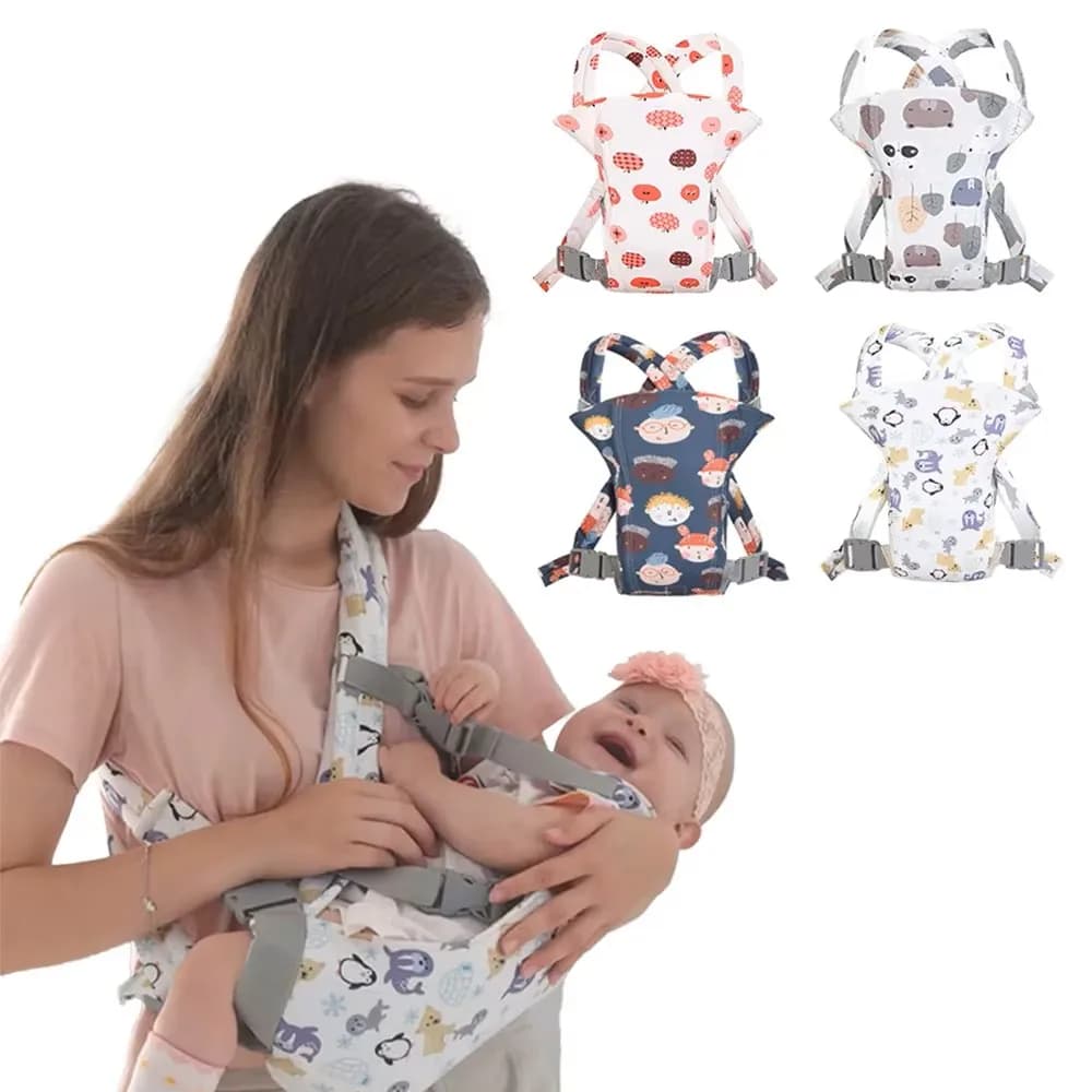Marsupio con seduta ergonomica, regolabile per diverse posizioni (anteriore e posteriore), leggero e traspirante per tutte le stagioni