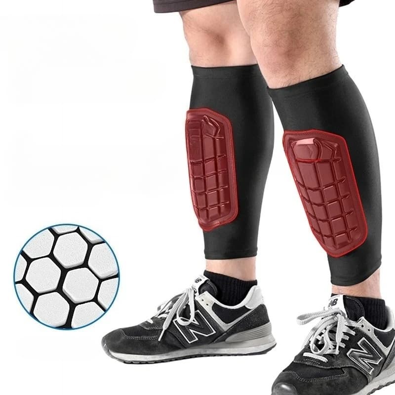 2 Pieces Football Parastins, Protections for Breathable Legs Anti-Collision, Protections for Open Race Legs