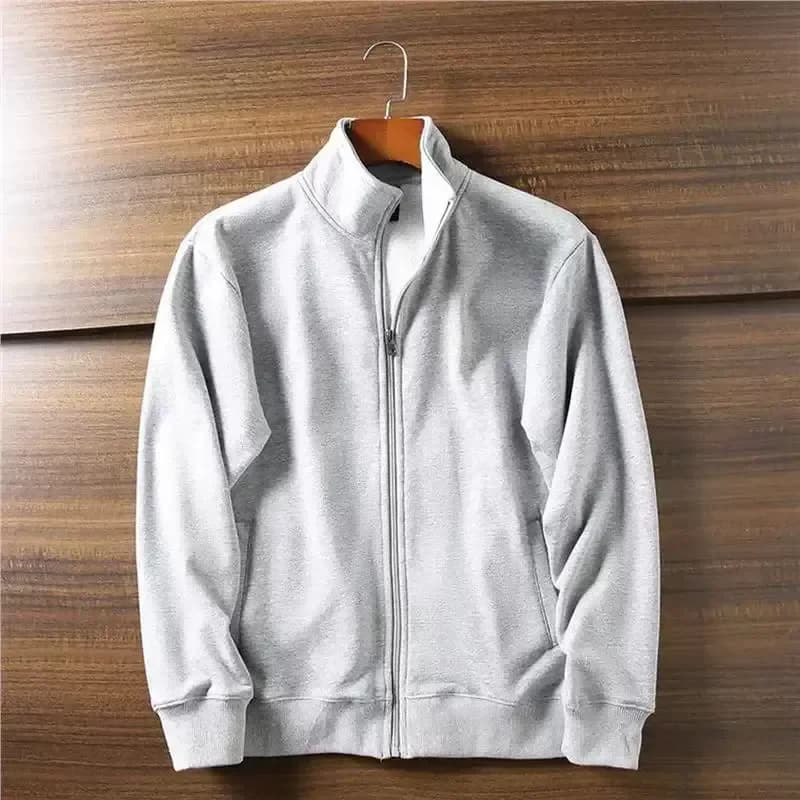 2026 New Style Autumn-Winter Lightweight Thick Hoodie Coat for Men Casual Zippered Long-Sleeved Cardigan Sportswear