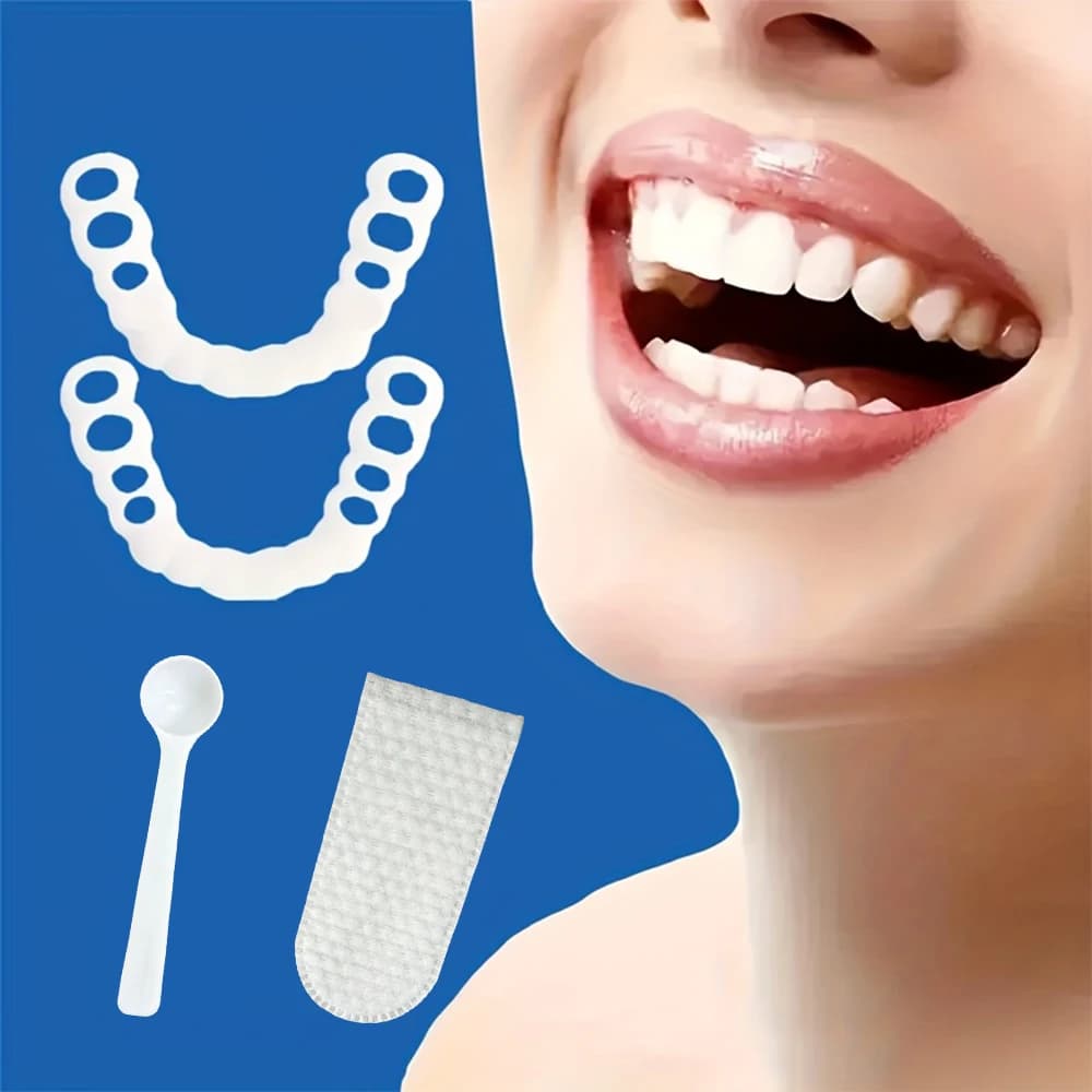 New Daily Makeup Teeth Veneers, Instant Smile Whitening Cover, Perfect match look to boost personal charm .....H2931