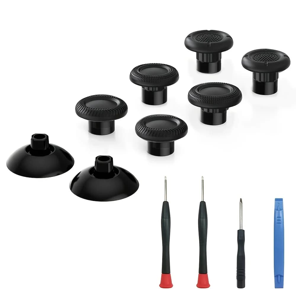 Thumbstick for PS5/PS4 All Model Controller/Switch Pro/XBox Series S Height Domed Grip Adjustable Joystick With Replacement Tool