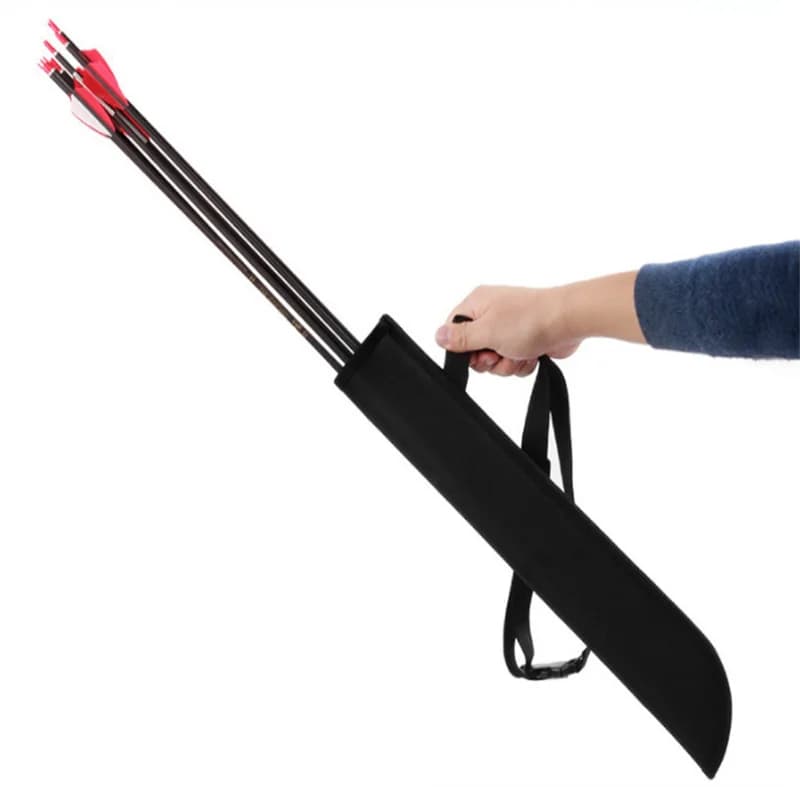 Oxford tiro con l'arco balestra bulloni faretra freccia tubo Hip faretra vita appesa borsa per il trasporto portaoggetti tasca accessori per la caccia