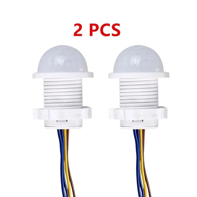 AC110-240V Automatic Sensor Light Switch LED PIR Infrared Motion Sensor Detection Mini LED Sensitive Night Light Indoor Outdoor